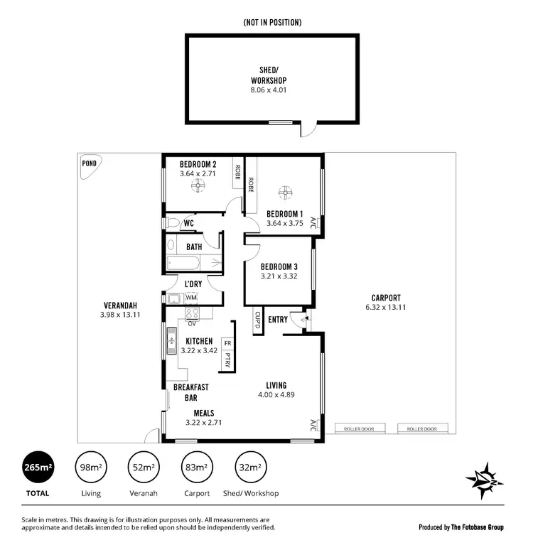 Floorplan of Homely house listing, 24 Saphire Road, Morphett Vale SA 5162