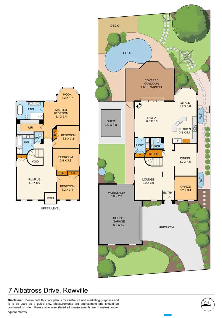 Floorplan of Homely house listing, 7 Albatross Drive, Rowville VIC 3178