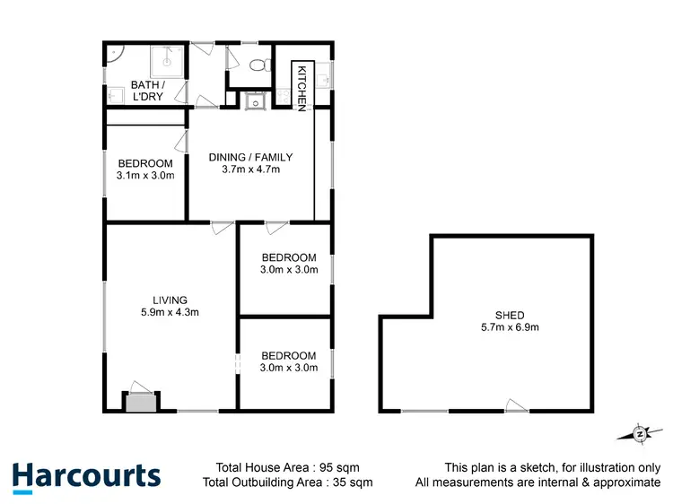 Floorplan of Homely house listing, 424 Fourfoot Road, Geeveston TAS 7116
