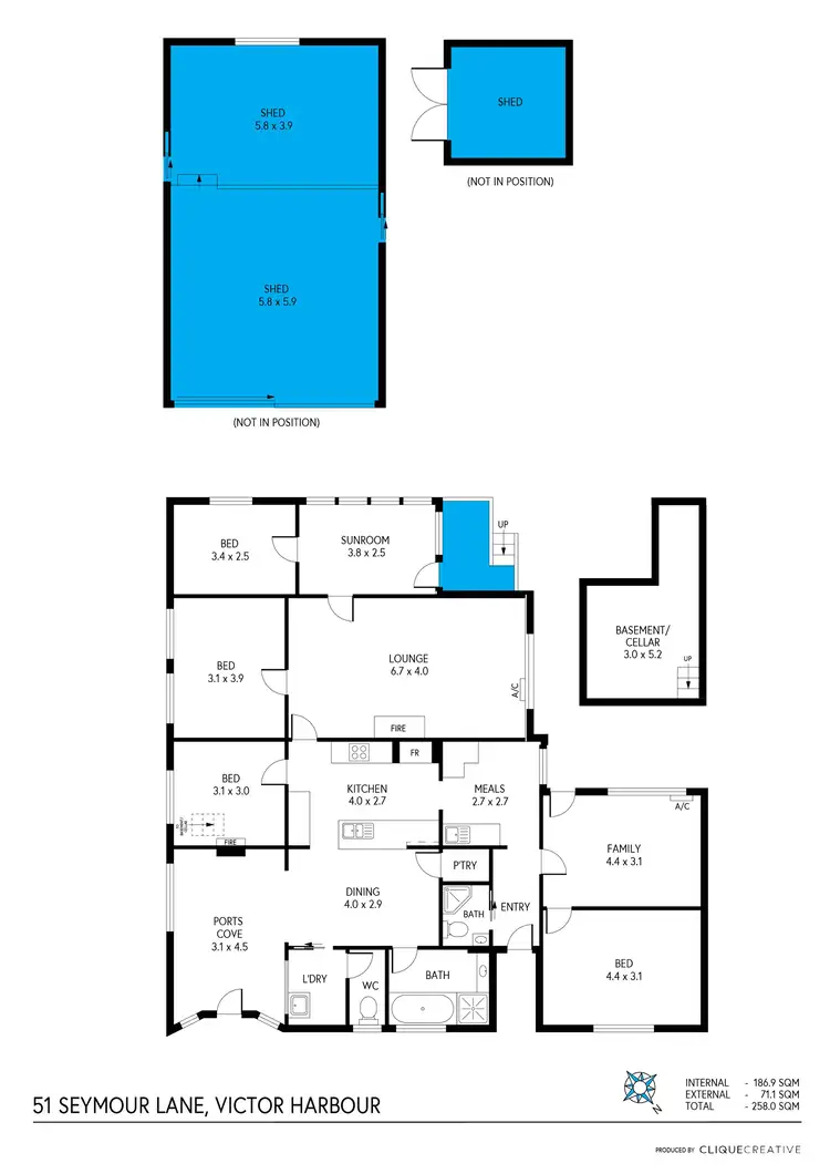 Floorplan of Homely house listing, 51 Seymour Lane, Victor Harbor SA 5211