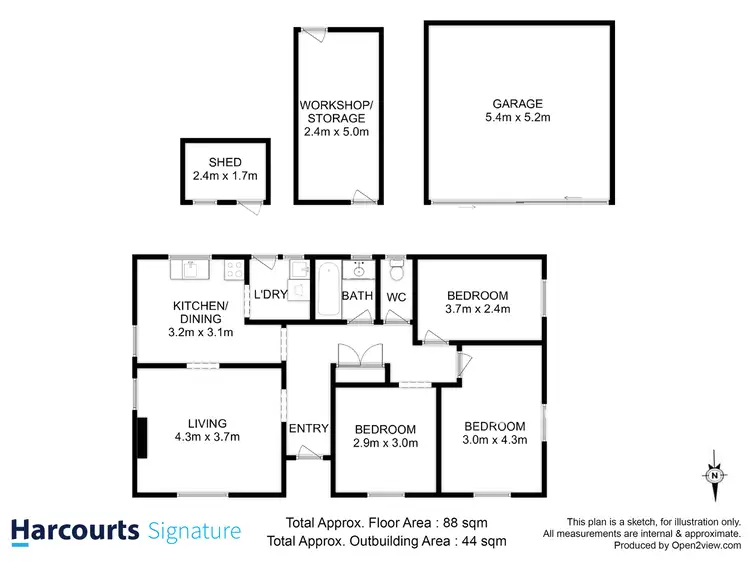Floorplan of Homely house listing, 17 Resolution Street, Warrane TAS 7018