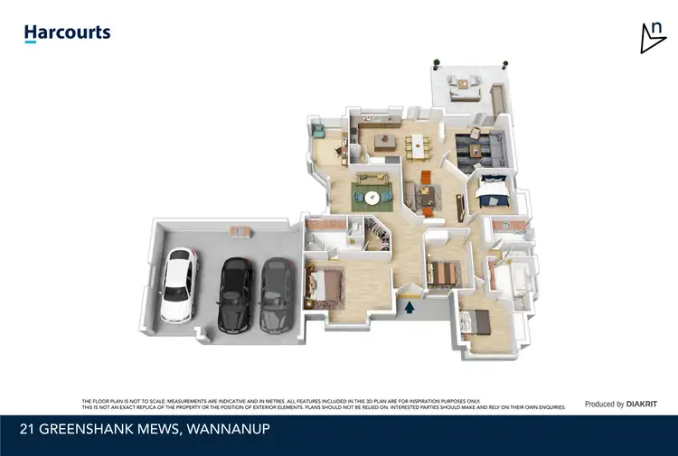 Floorplan of Homely house listing, 21 Greenshank Mews, Wannanup WA 6210