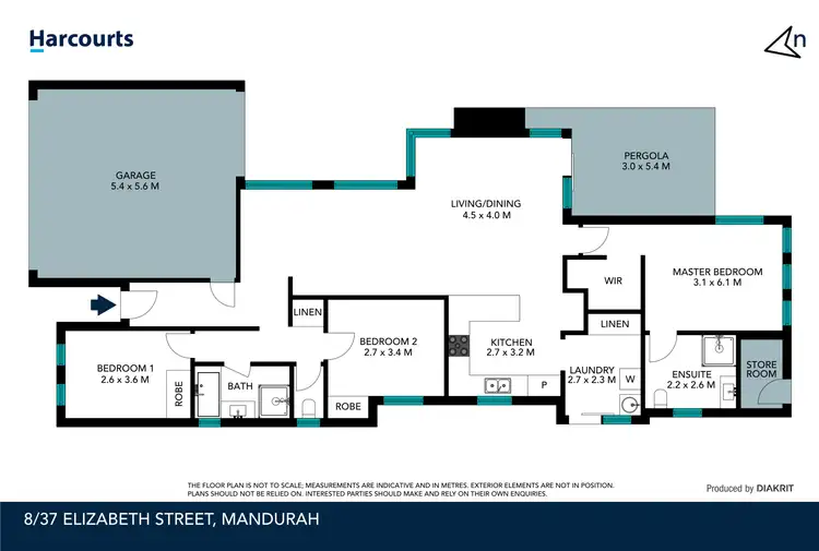 Floorplan of Homely house listing, 8/37 Elizabeth Street, Mandurah WA 6210