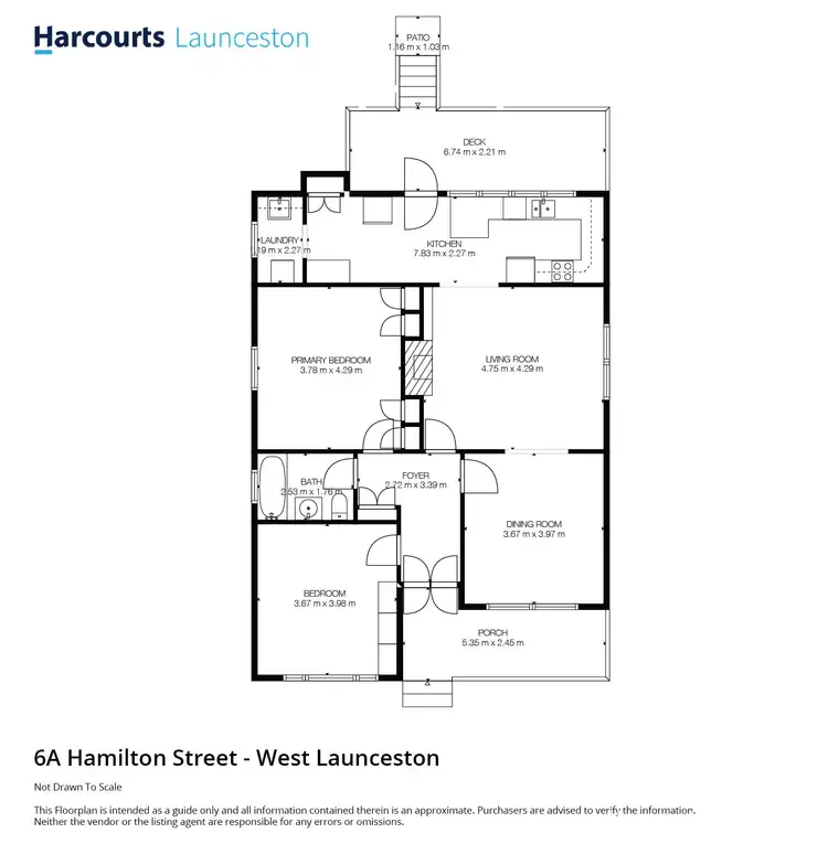 Floorplan of Homely house listing, 6A Hamilton Street, West Launceston TAS 7250