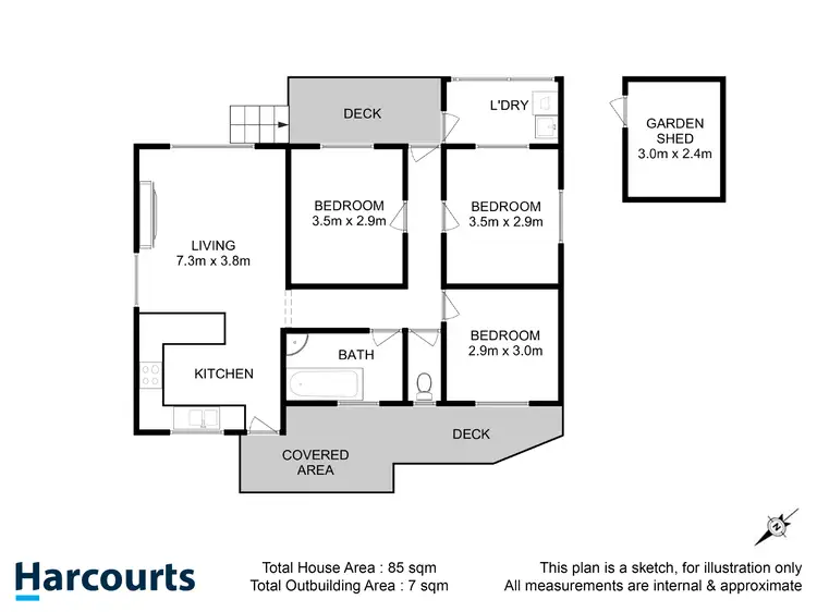 Floorplan of Homely house listing, 15 Swamp Road, Franklin TAS 7113