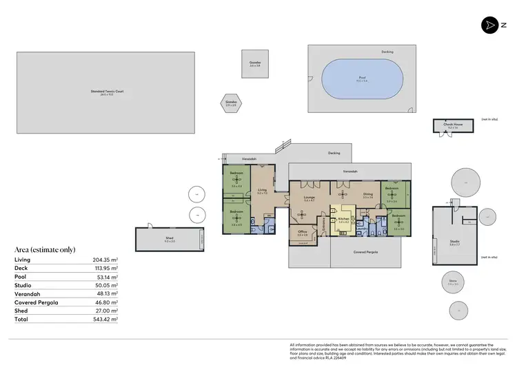 Floorplan of Homely house listing, 11 Leonard Road, Hahndorf SA 5245