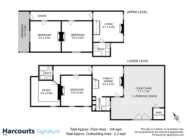 Floorplan of Homely house listing, 176 Bathurst Street, Hobart TAS 7000