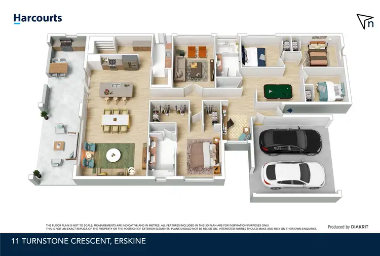 Floorplan of Homely house listing, 11 Turnstone Crescent, Erskine WA 6210