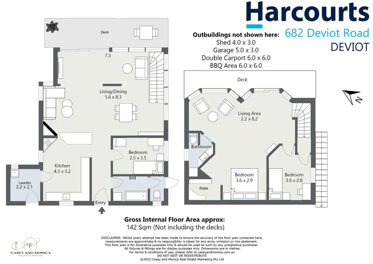 Floorplan of Homely house listing, 682 Deviot Road, Deviot TAS 7275