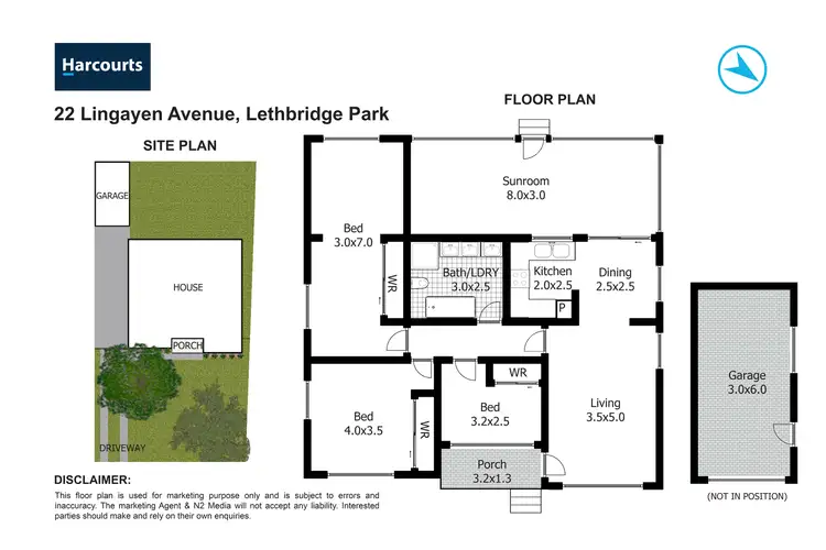 Floorplan of Homely house listing, 22 Lingayen Avenue, Lethbridge Park NSW 2770