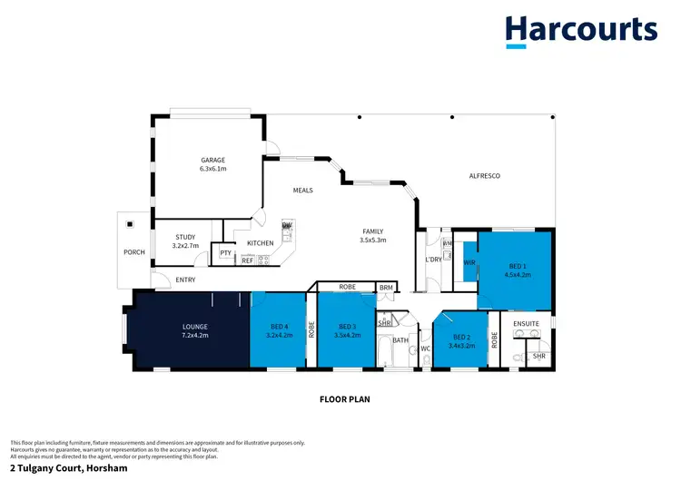 Floorplan of Homely house listing, 2 Tulgany Court, Haven VIC 3401