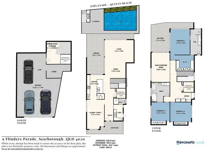 Floorplan of Homely house listing, 9 Flinders Parade, Scarborough QLD 4020