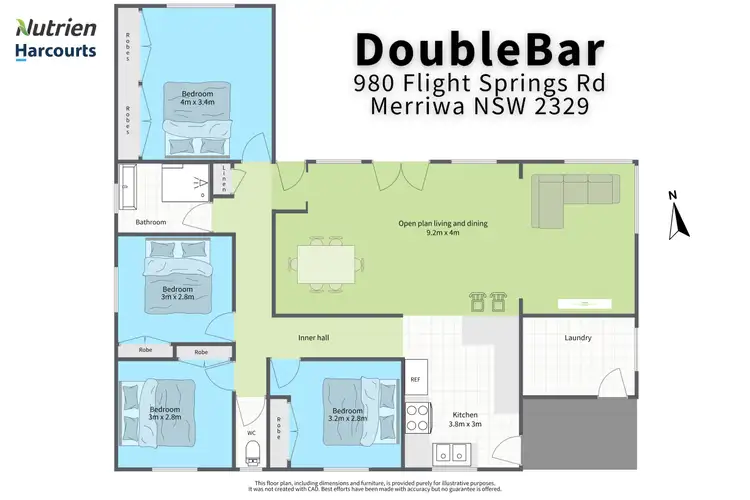 Floorplan of Homely rural property listing, 980 Flight Springs Rd, Merriwa NSW 2329