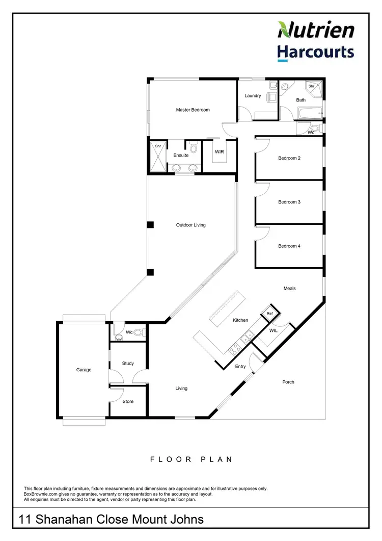 Floorplan of Homely house listing, 11 Shanahan Close, Mount Johns NT 874