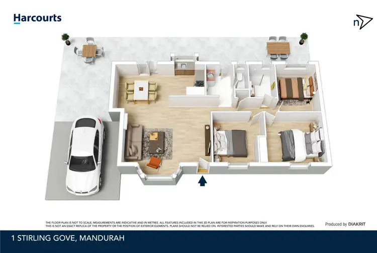 Floorplan of Homely house listing, 1 Stirling Grove, Mandurah WA 6210