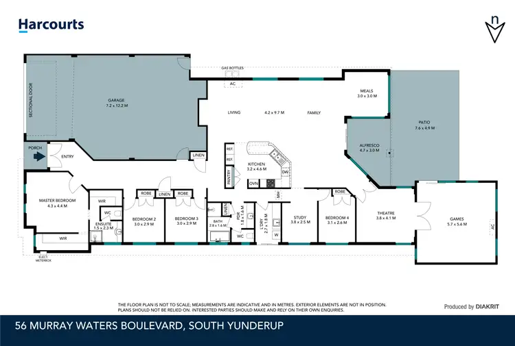 Floorplan of Homely house listing, 56 Murray Waters Boulevard, South Yunderup WA 6208