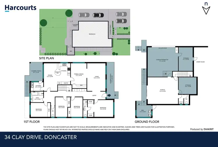 Floorplan of Homely house listing, 34 Clay Drive, Doncaster VIC 3108