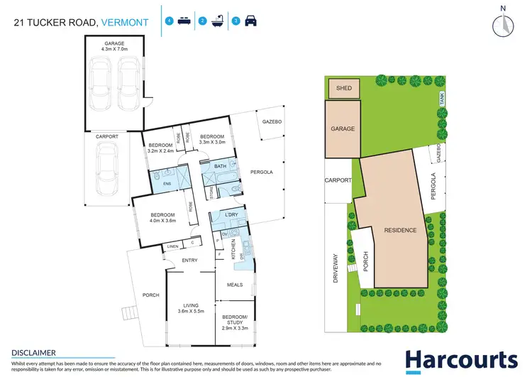 Floorplan of Homely house listing, 21 Tucker Road, Vermont VIC 3133