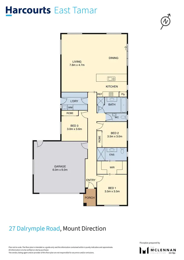 Floorplan of Homely house listing, 27 Dalrymple Road, Mount Direction TAS 7252