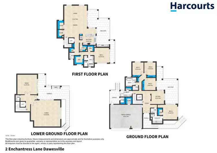 Floorplan of Homely house listing, 2 Enchantress Lane, Dawesville WA 6211