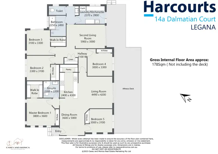 Floorplan of Homely house listing, 14A Dalmatian Court, Legana TAS 7277