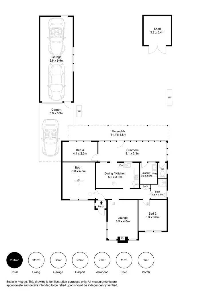 Floorplan of Homely house listing, 17 Bayly Street, Hendon SA 5014