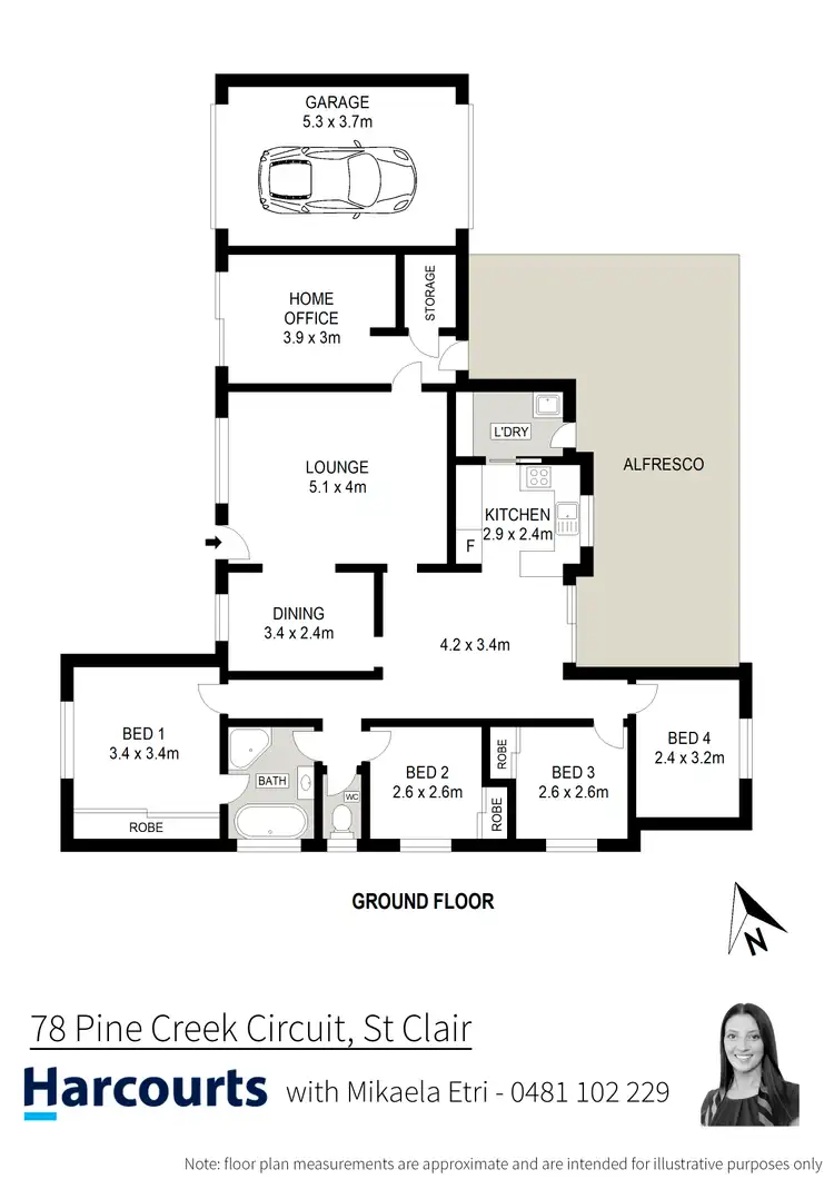 Floorplan of Homely house listing, 78 Pine Creek Circuit, St Clair NSW 2759