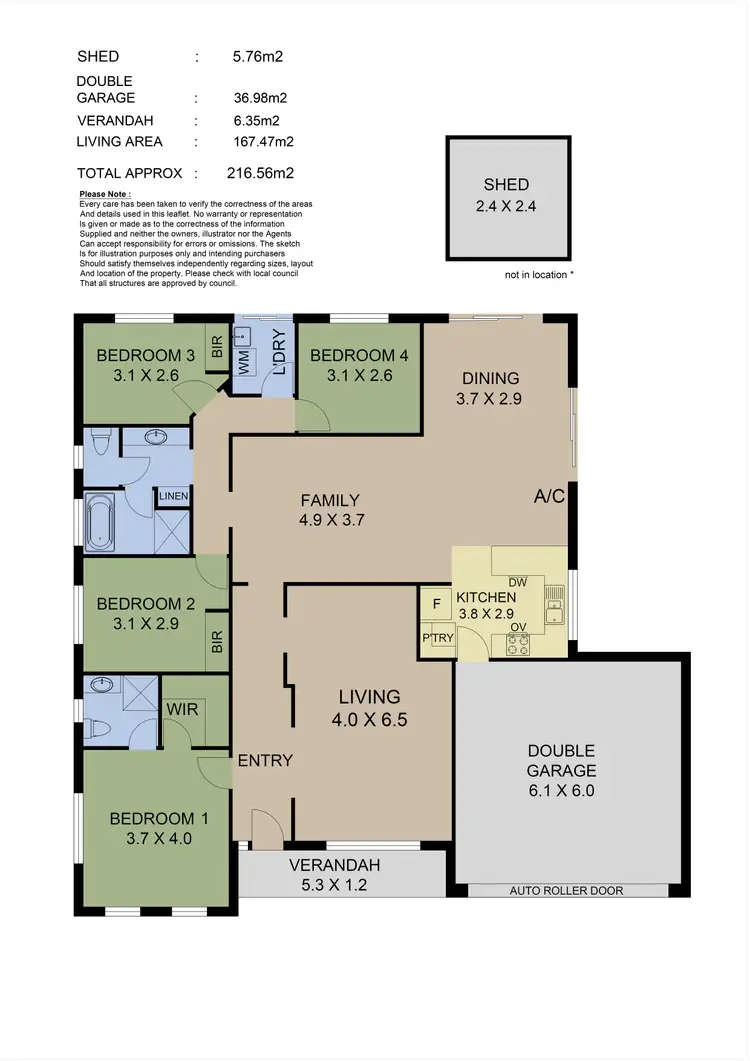 Floorplan of Homely house listing, 7 Shetland Court, Nairne SA 5252