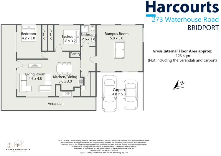 Floorplan of Homely house listing, 273 Waterhouse Road, Bridport TAS 7262