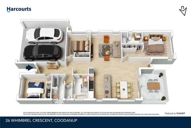 Floorplan of Homely house listing, 26 Whimbrel Crescent, Coodanup WA 6210