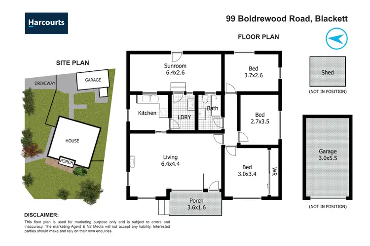 Floorplan of Homely house listing, 99 Boldrewood Road, Blackett NSW 2770