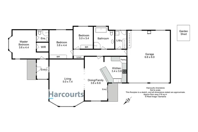 Floorplan of Homely house listing, 6 Dorothy Place, West Ulverstone TAS 7315