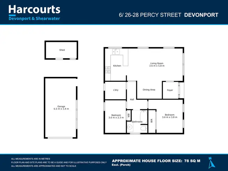 Floorplan of Homely unit listing, 6/26-28 Percy Street, Devonport TAS 7310