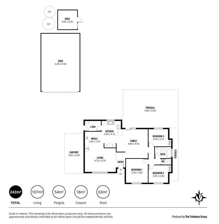 Floorplan of Homely house listing, 19 Kennett Street, Meadows SA 5201