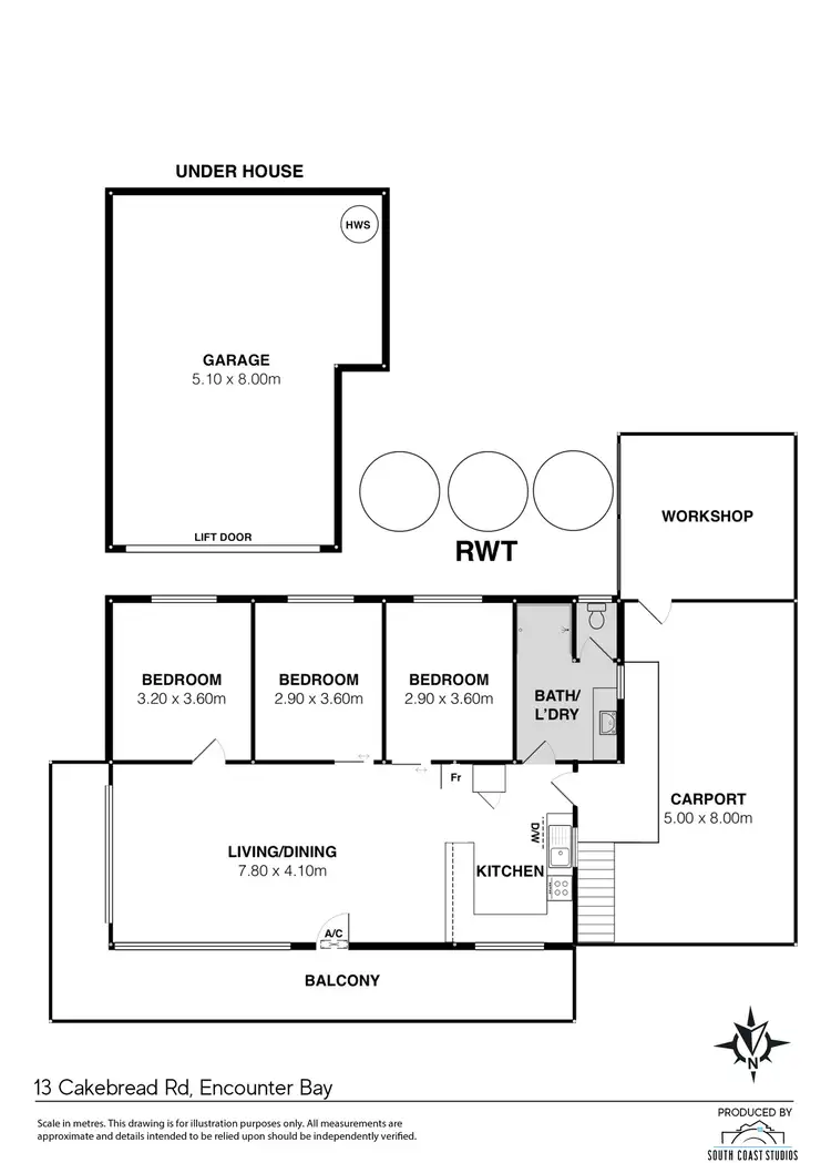 Floorplan of Homely house listing, 13 Cakebread Road, Encounter Bay SA 5211