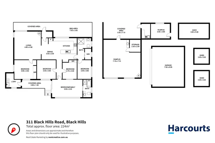 Floorplan of Homely house listing, 311 Black Hills Road, Black Hills TAS 7140