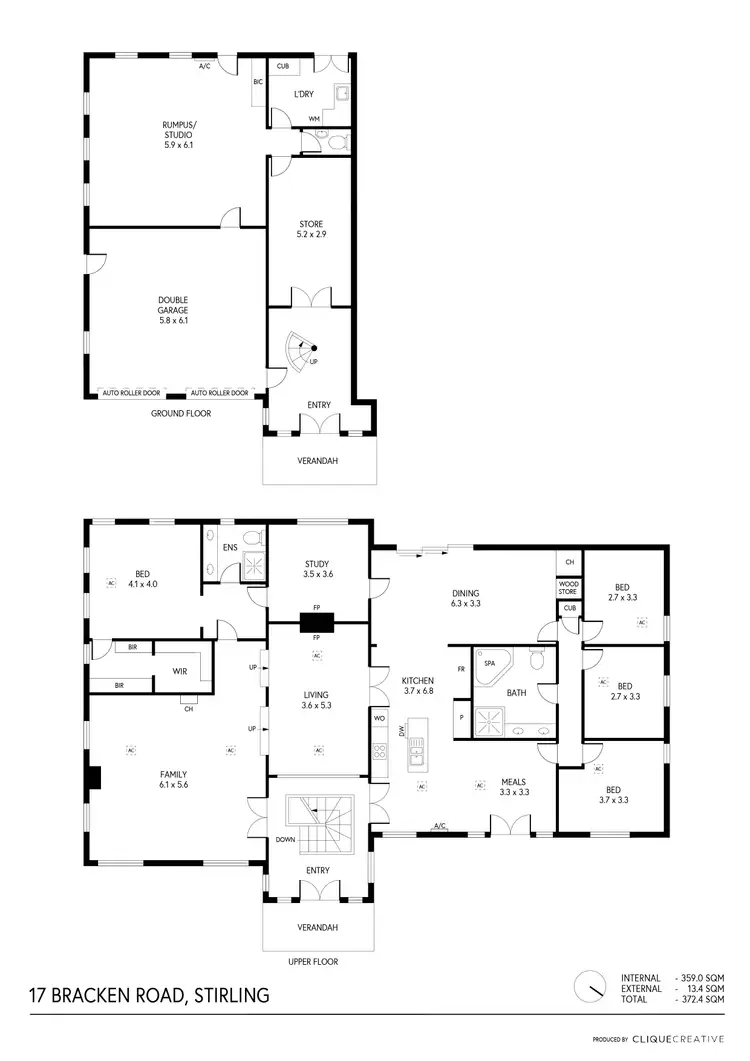 Floorplan of Homely house listing, 17 Bracken Road, Stirling SA 5152