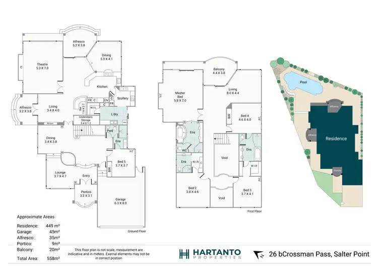 Floorplan of Homely house listing, 26 Crossman Pass, Salter Point WA 6152