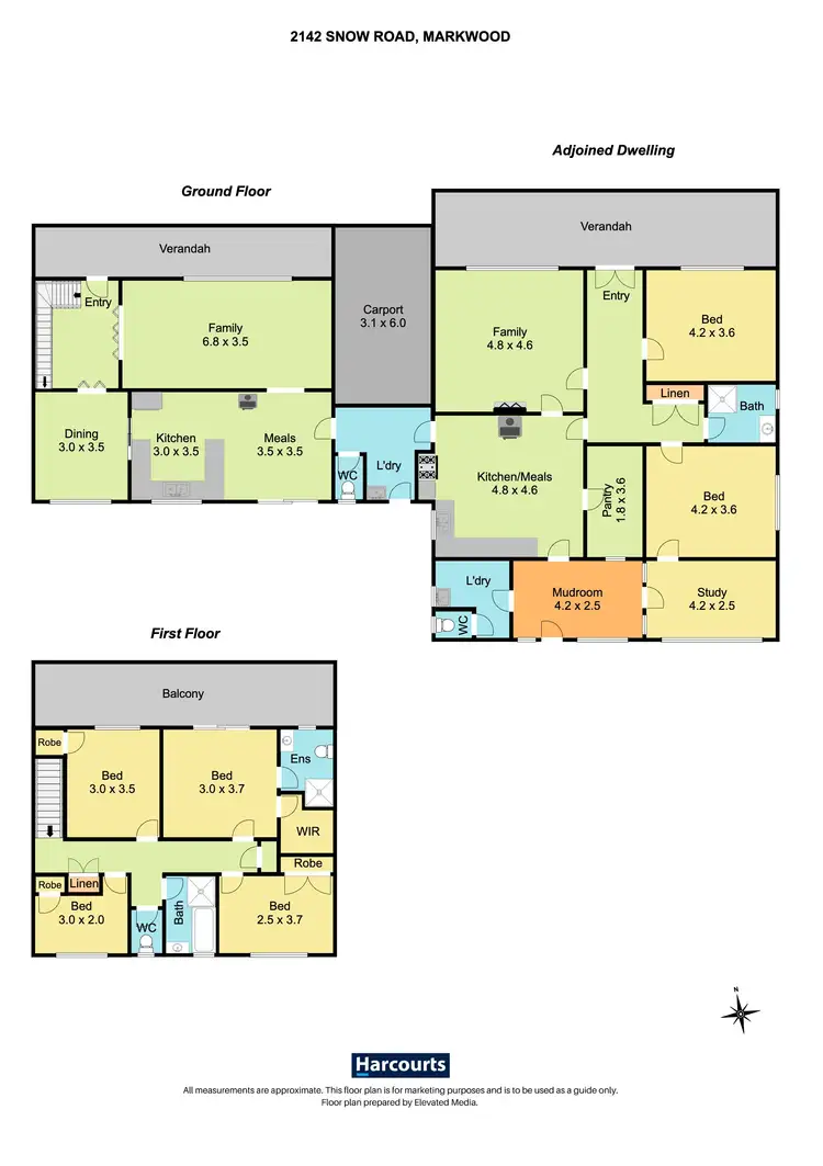 Floorplan of Homely house listing, 2142 Snow Road, Markwood VIC 3678