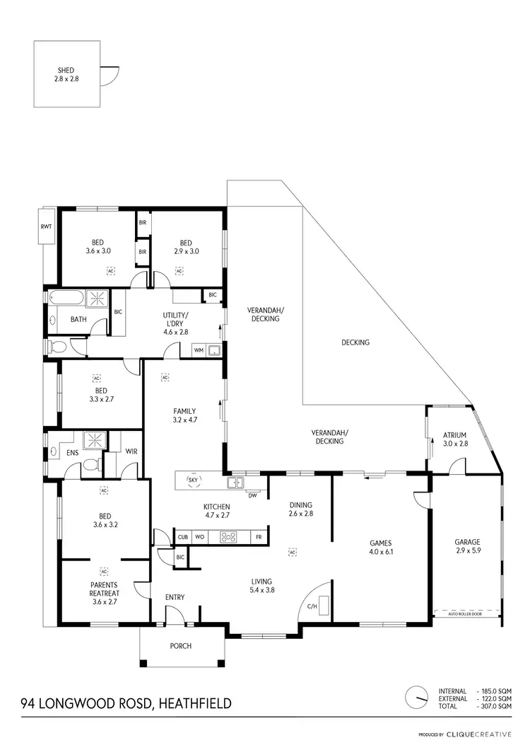 Floorplan of Homely house listing, 94 Longwood Road, Heathfield SA 5153