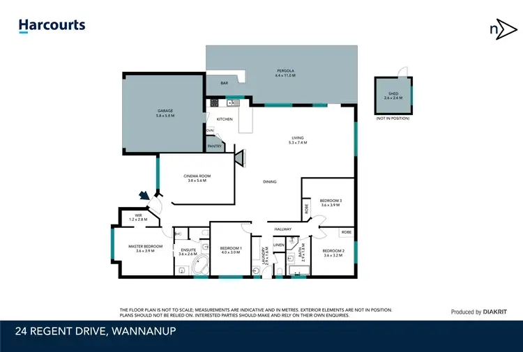Floorplan of Homely house listing, 24 Regent Drive, Wannanup WA 6210