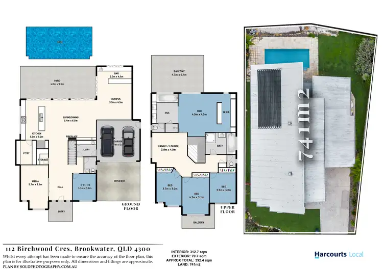 Floorplan of Homely house listing, 112 Birchwood Crescent, Brookwater QLD 4300
