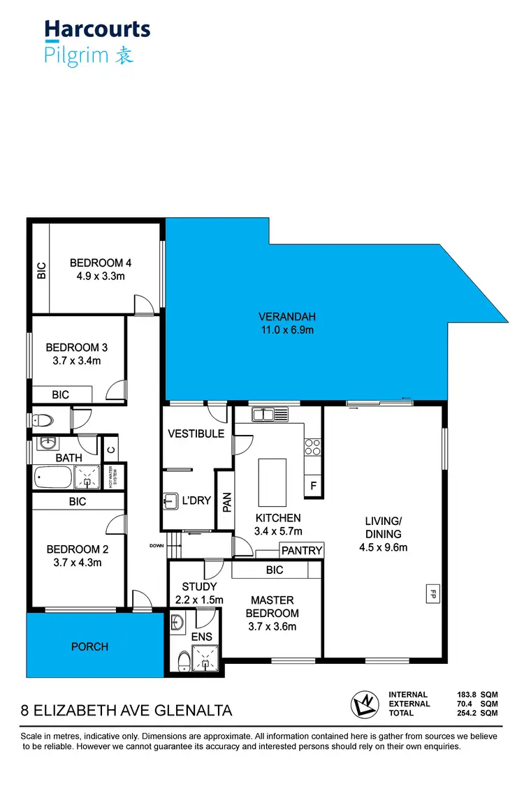 Floorplan of Homely house listing, 8 Elizabeth Avenue, Glenalta SA 5052