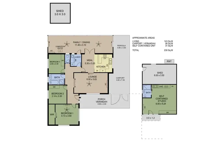 Floorplan of Homely house listing, 6 Bollen Road, Mount Barker SA 5251