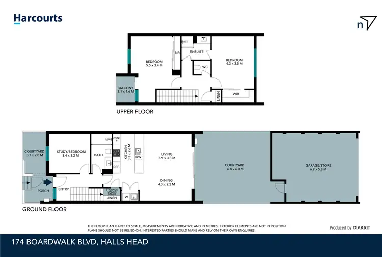 Floorplan of Homely house listing, 174 Boardwalk Boulevard, Halls Head WA 6210
