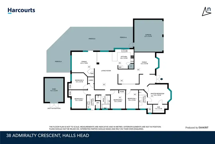 Floorplan of Homely house listing, 38 Admiralty Crescent, Halls Head WA 6210