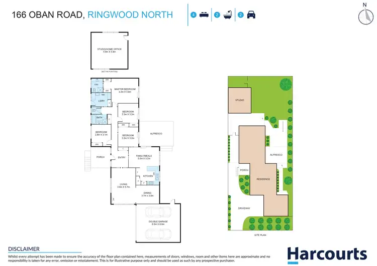 Floorplan of Homely house listing, 166 Oban Road, Ringwood North VIC 3134