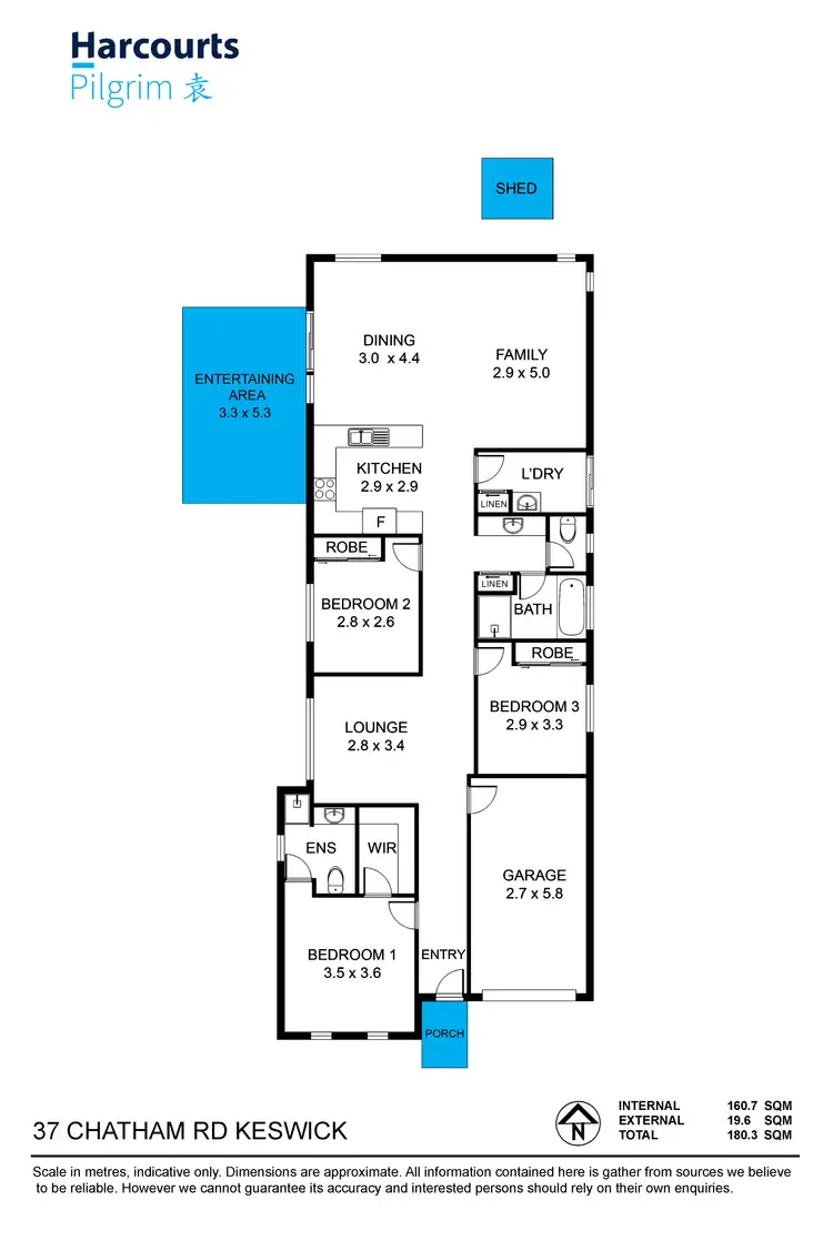 Floorplan of Homely house listing, 37 Chatham Road, Keswick SA 5035