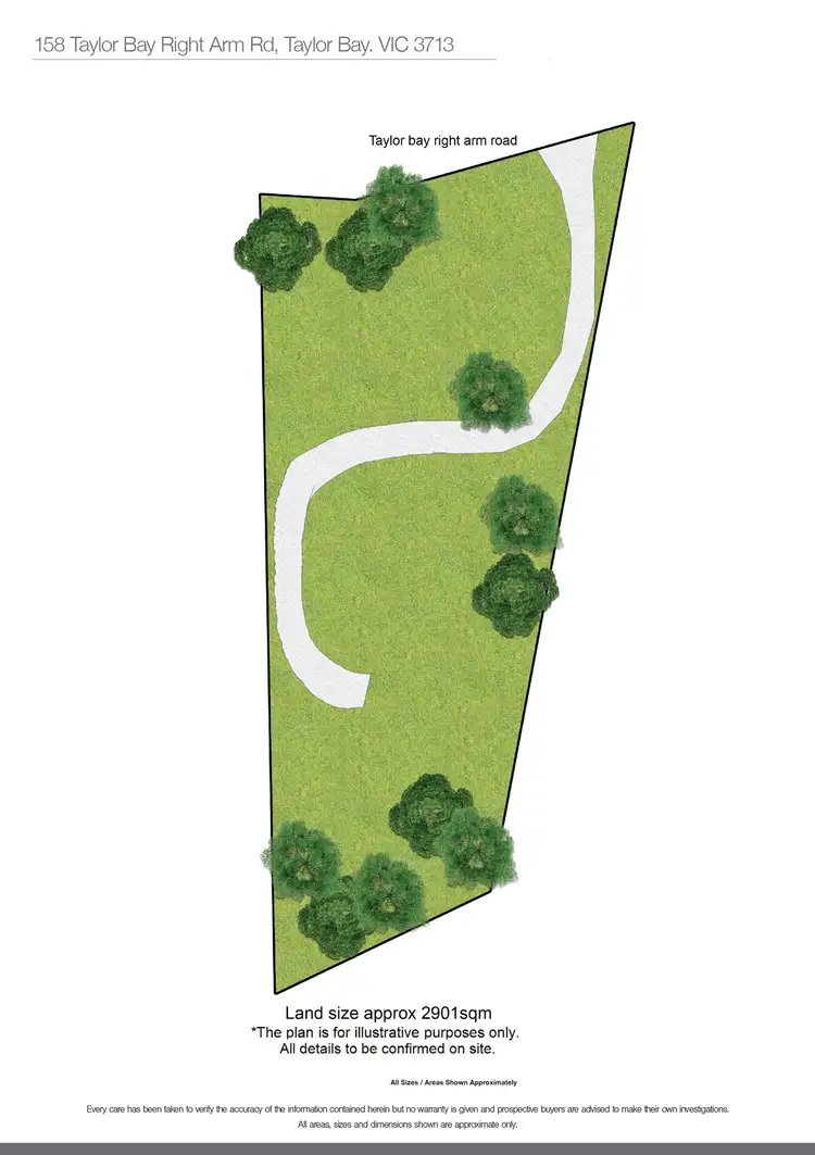 Floorplan of Homely land listing, 158 Taylor Bay Right Arm Road, Taylor Bay VIC 3713