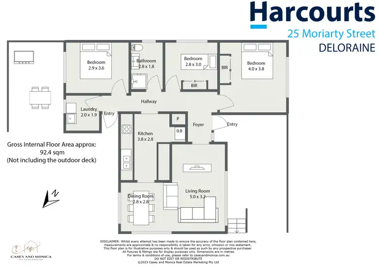 Floorplan of Homely house listing, 25 Moriarty Street, Deloraine TAS 7304